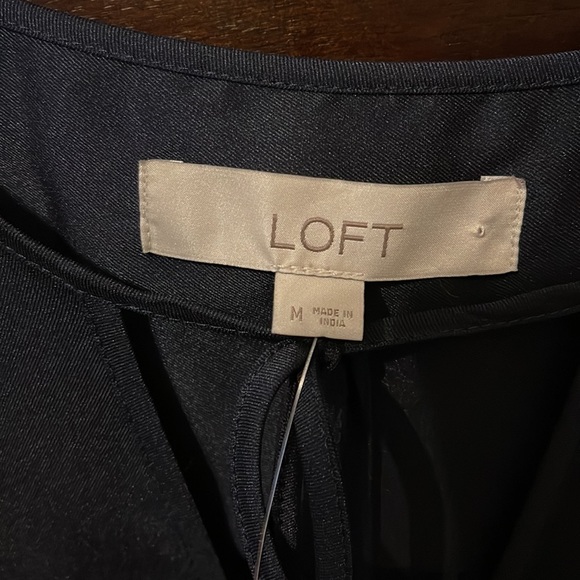 NEW Loft Navy tie blouse - Picture 5 of 7